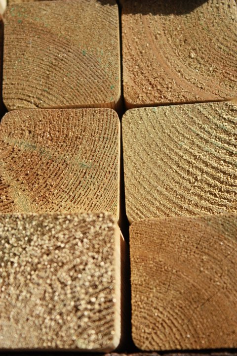 Treated timber